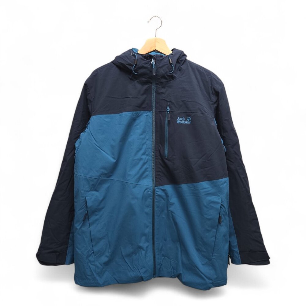 Jack Wolfskin Men's Feldberg 3-in-1 Jacket Medium Blue NWT